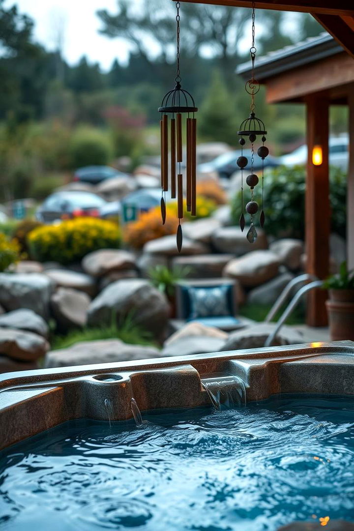 Ambient Soundscapes - 22 Hot Tub Landscaping Ideas