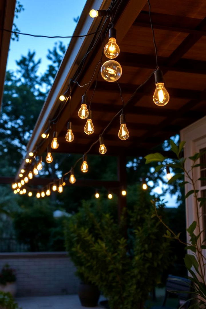 Ambient String Lighting - 22 Outdoor Decor Ideas
