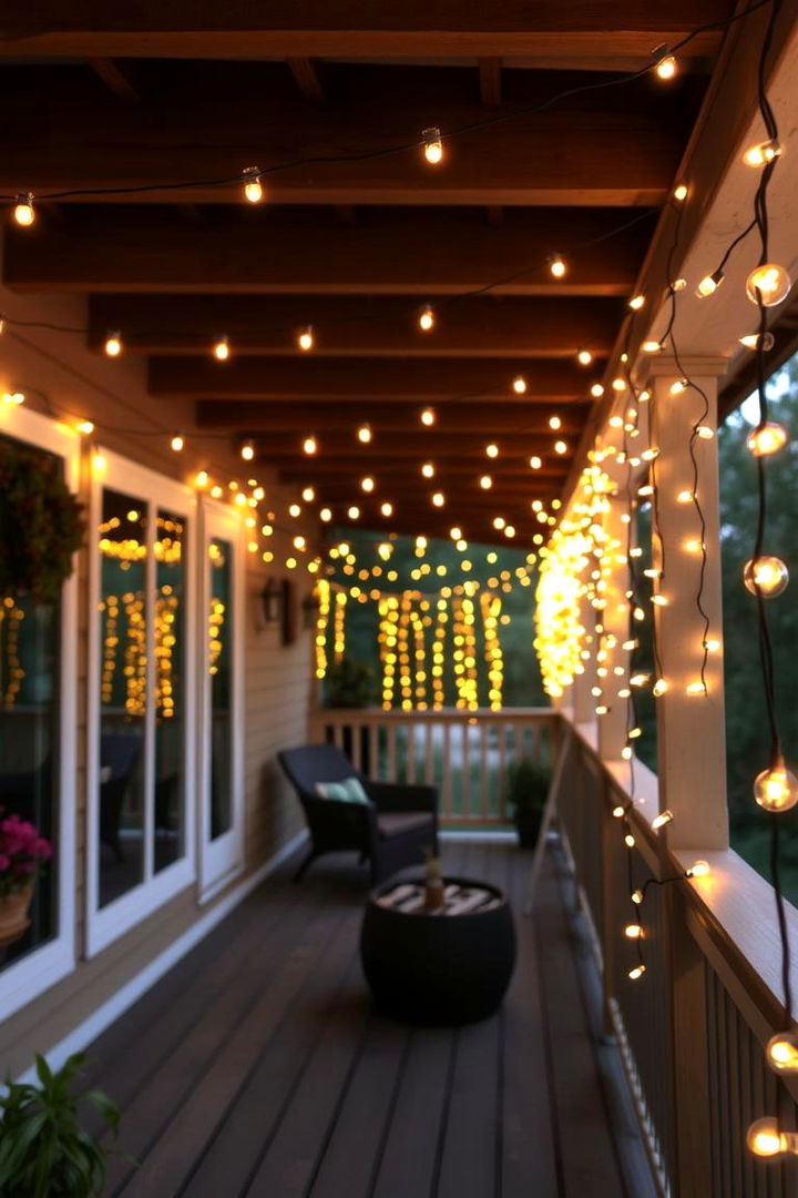 Ambient String Lights for a Cozy Deck Feel - 22 Deck Lighting Ideas