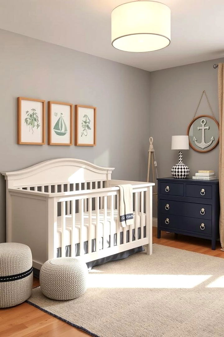 Anchored Furniture - 22 Nautical Nursery Ideas