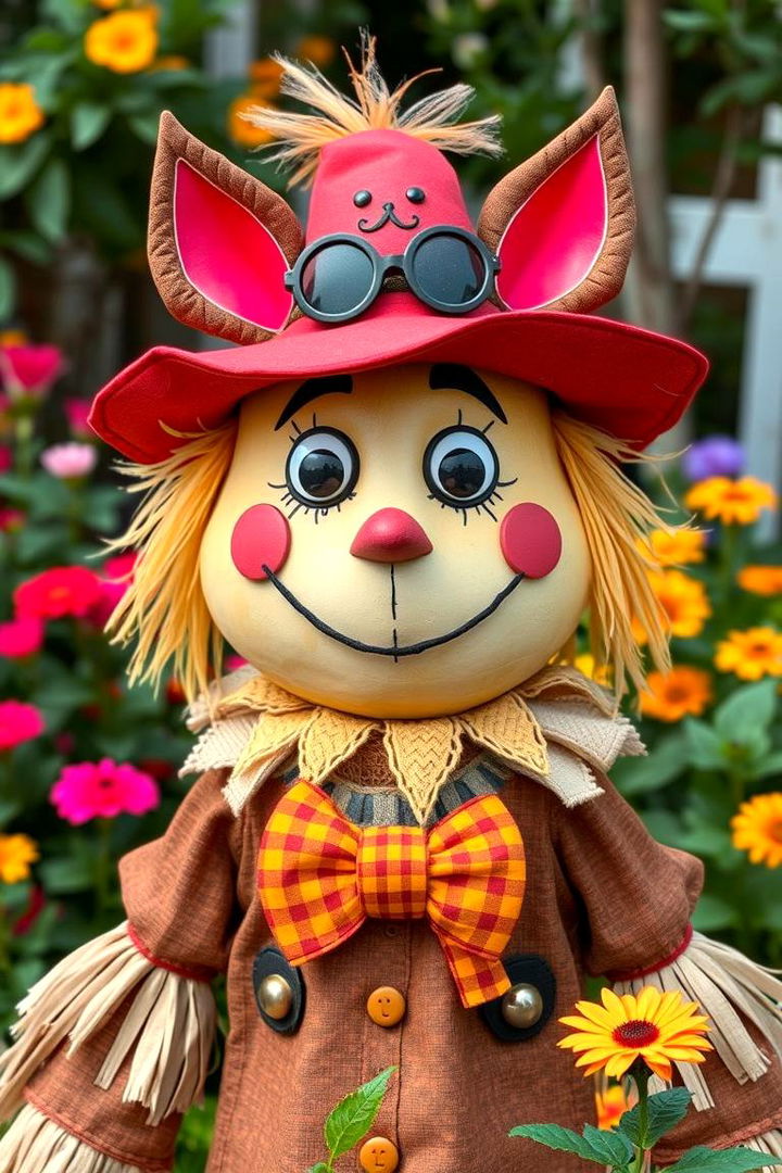 Animal Inspired Whimsical Scarecrow Designs - 22 Garden Scarecrow Ideas