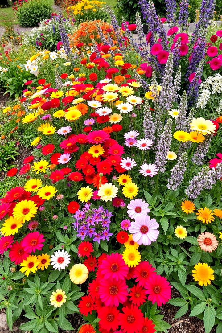 Annuals and Perennials Mix - 22 Flower Bed Ideas