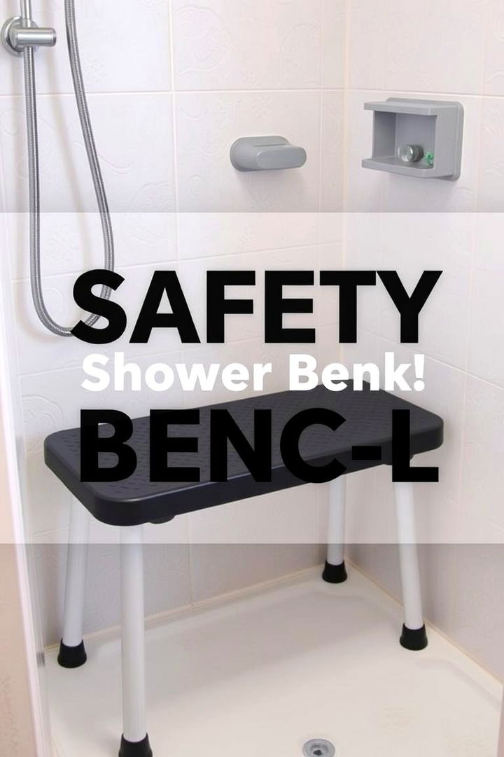 Anti Slip Safety Bench - 22 Shower Bench Ideas