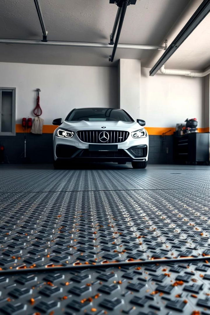 Anti slip Flooring for Safety - 22 Garage Flooring Ideas