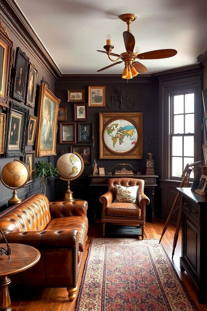 Antique Accents Fusion - 22 Steampunk Bedroom Ideas