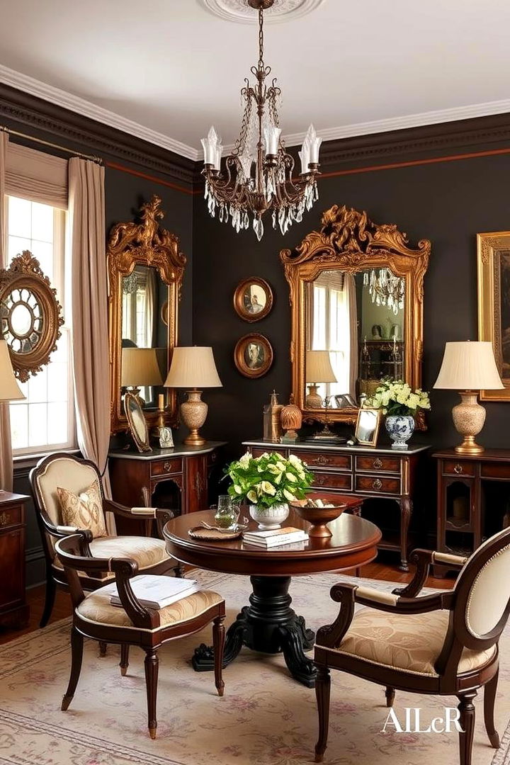 Antique Accents and Vintage Decor - 22 Formal Living Room Ideas