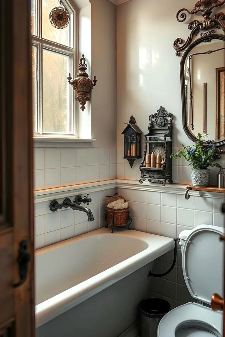 Antique Accessories and Hardware - 22 Cottage Bathroom Ideas
