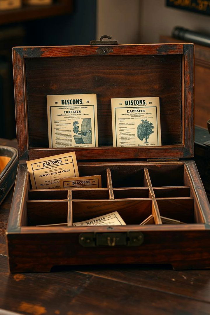 Antique Box Blend - 22 Seed Storage Ideas