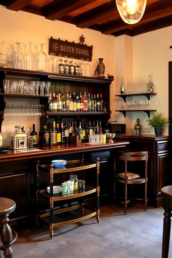 Antique Colonial Bar Areas - 22 Colonial Dining Room Ideas