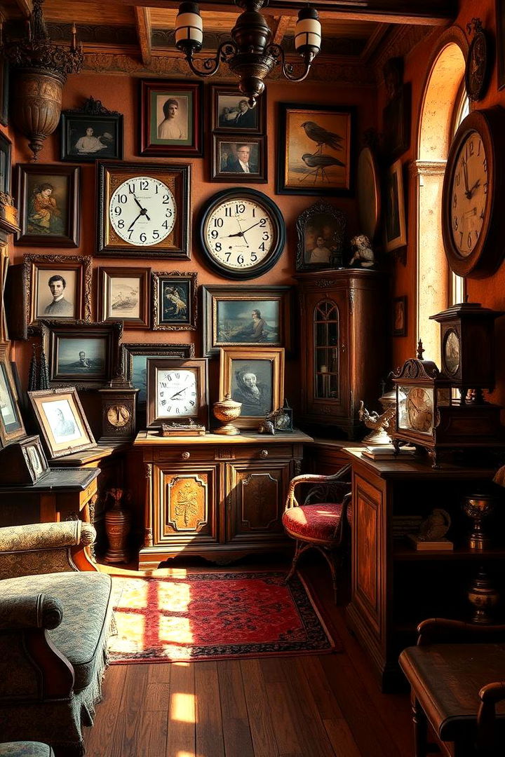 Antique Decor and Family Heirlooms - 22 Farmhouse Living Room Ideas