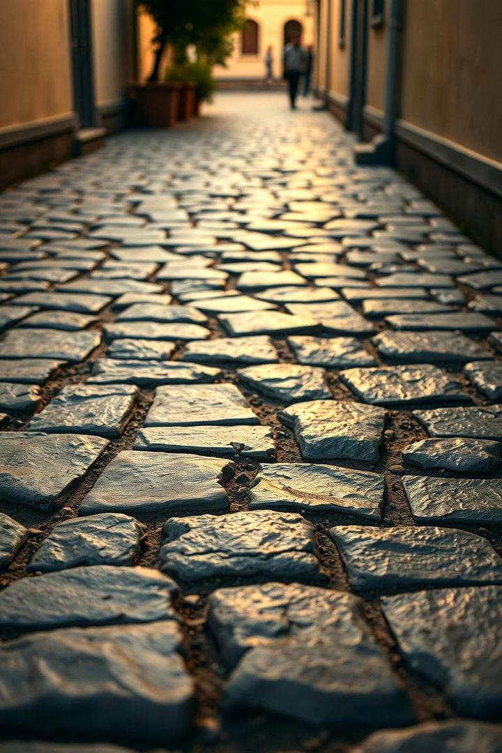 Antique Era inspired Layout - 22 Paver Walkway Ideas