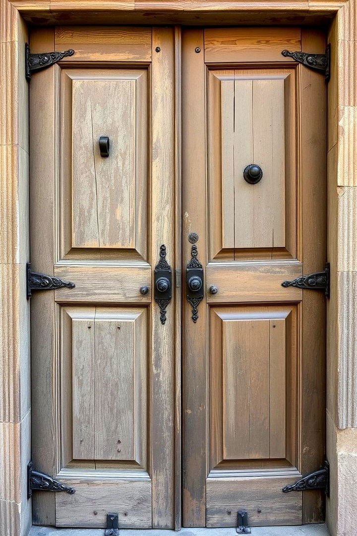 Antique Finishing Touches - 22 Mediterranean Front Door Ideas