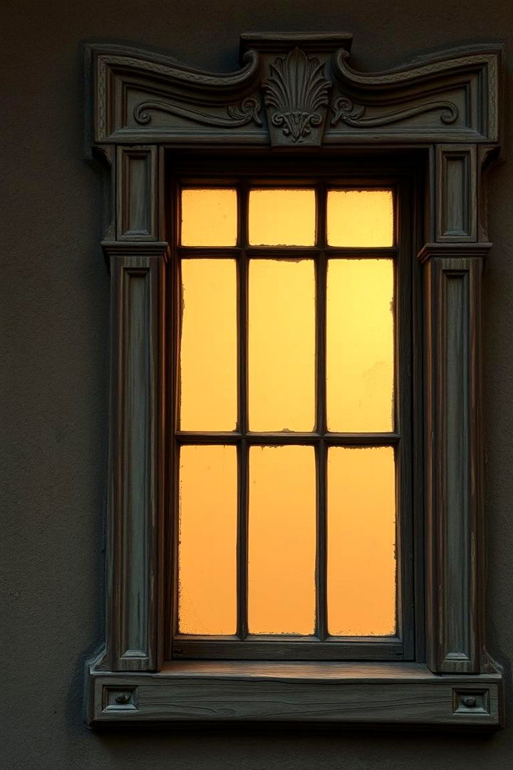 Antique Finishing Touches - 22 Farmhouse Interior Window Trim Ideas
