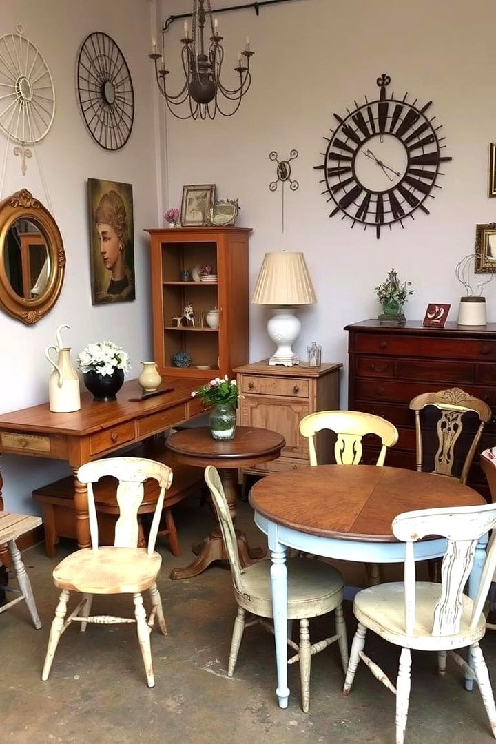 Antique Furniture Accents - 22 Farmhouse Decor Ideas