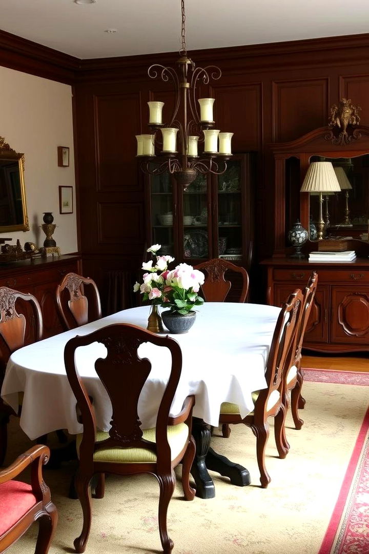 Antique Furniture Finesse - 22 Formal Dining Room Ideas