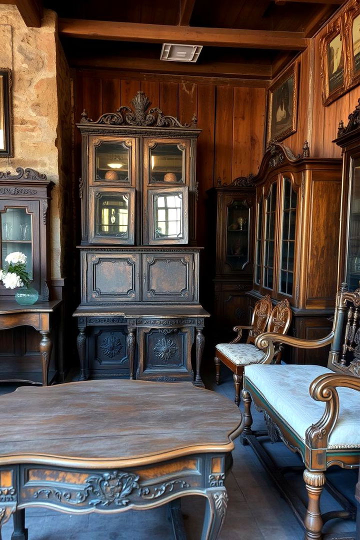 Antique Furniture Pieces - 22 Cottage Living Room Ideas