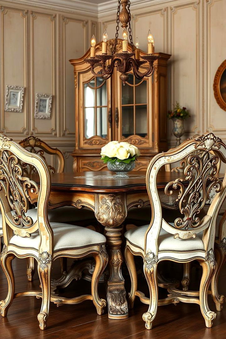 Antique Furniture - 22 French Country Dining Room Ideas