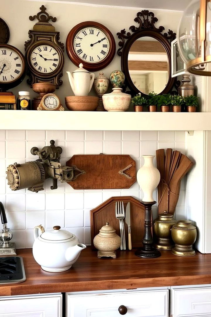 Antique Inspired Decorative Accents - 22 Tudor Kitchen Ideas