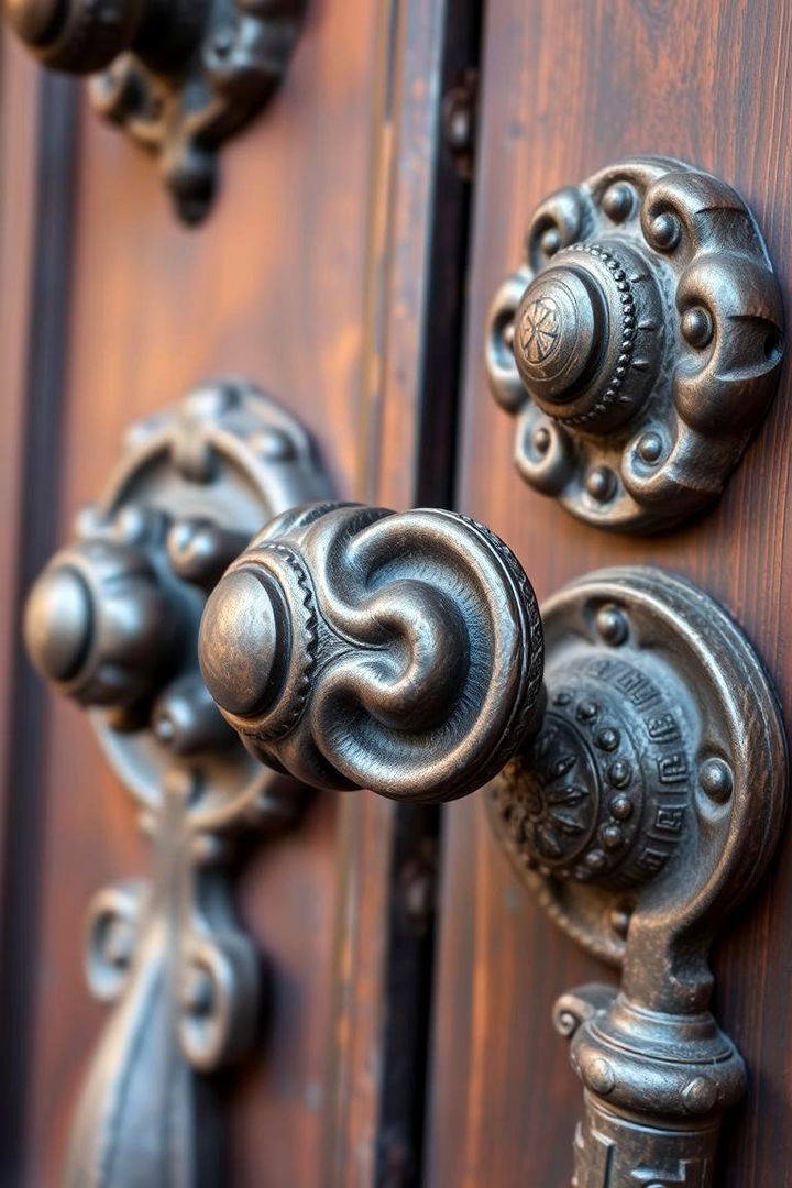 Antique Iron Hardware - 22 Rustic Interior Design Ideas