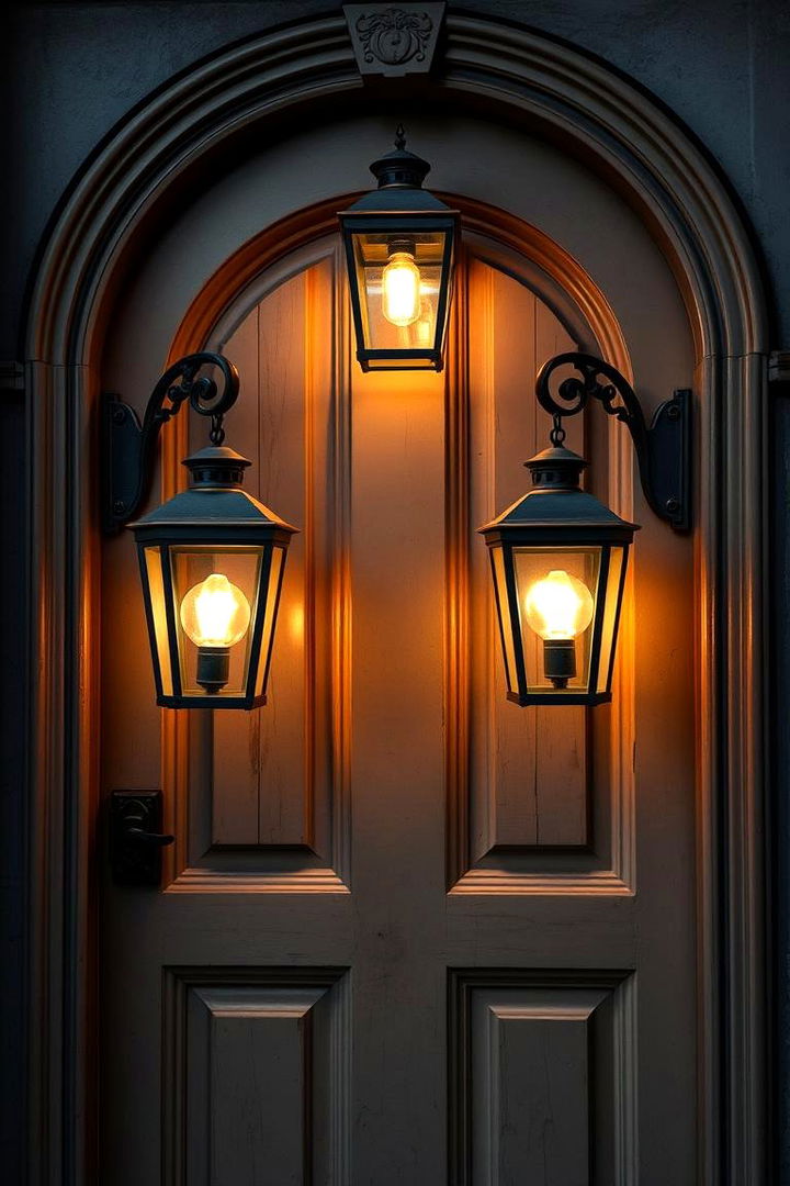Antique Lighting Fixtures - 22 Colonial Front Door Ideas