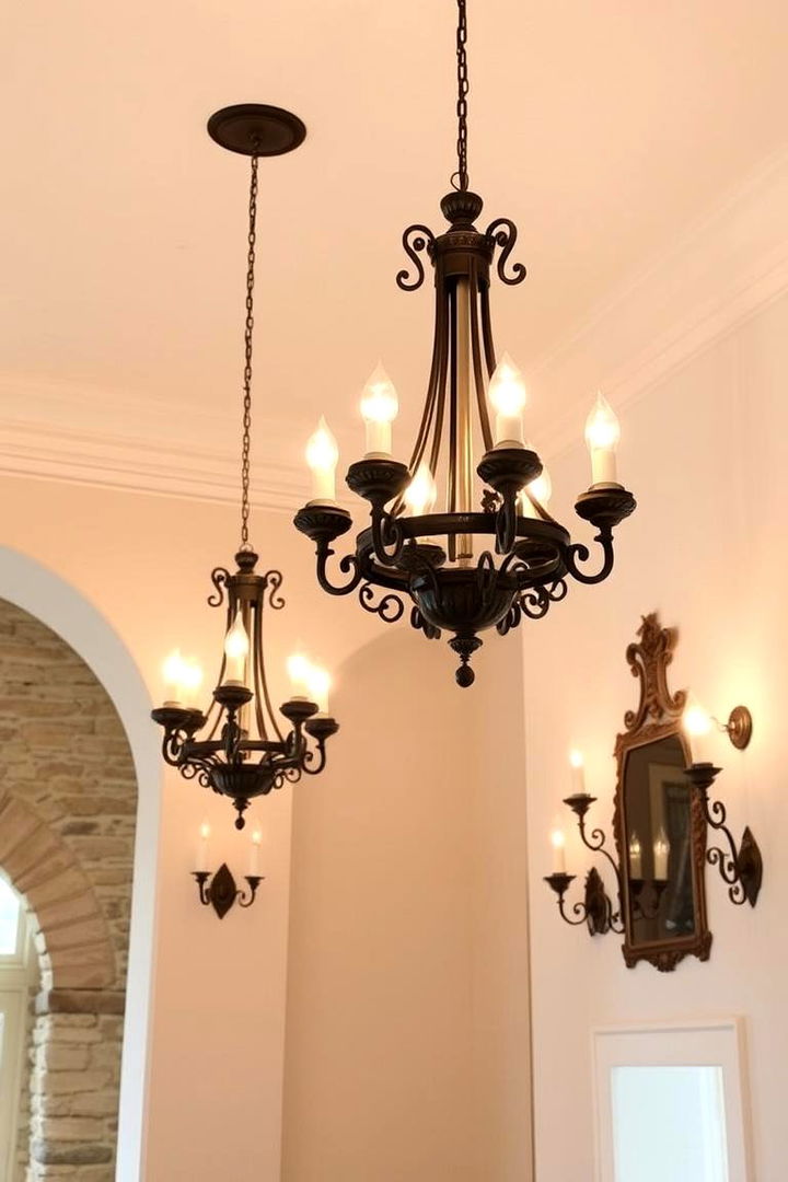 Antique Lighting Fixtures - 22 French Country Living Room Ideas