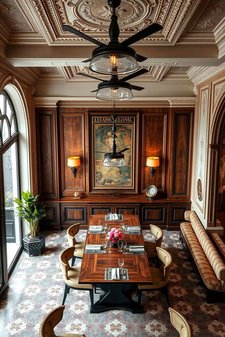 Antique Meets Modern Fusion - 22 Art Deco Dining Room Ideas