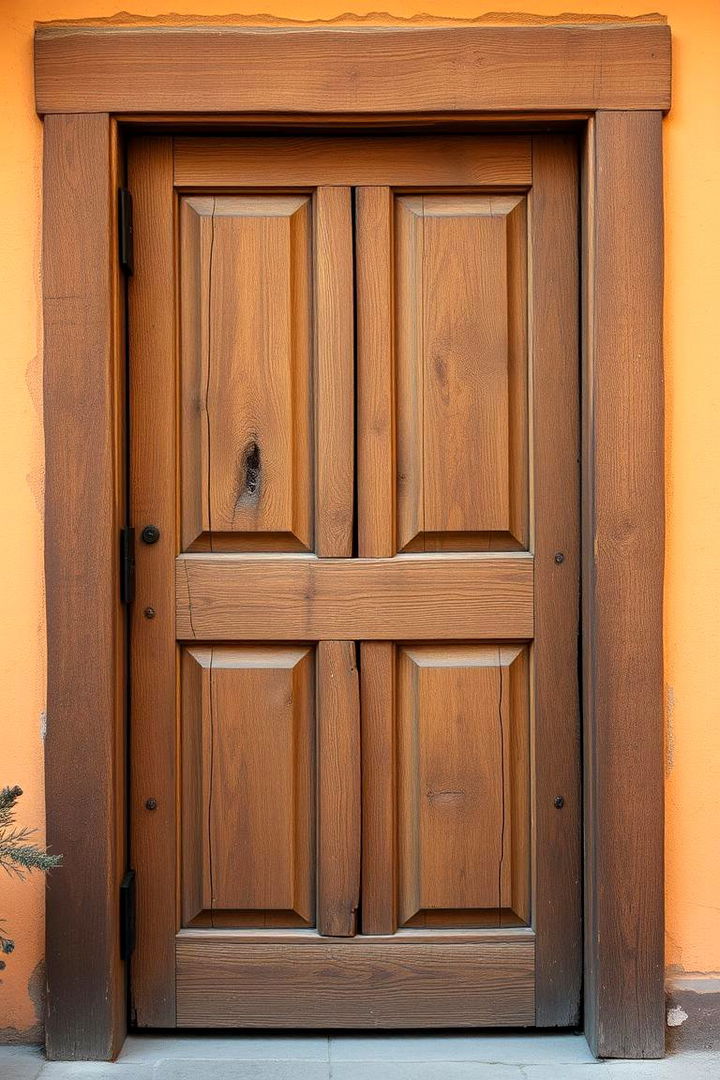 Antique Oak Revival - 22 Stained Front Door Ideas