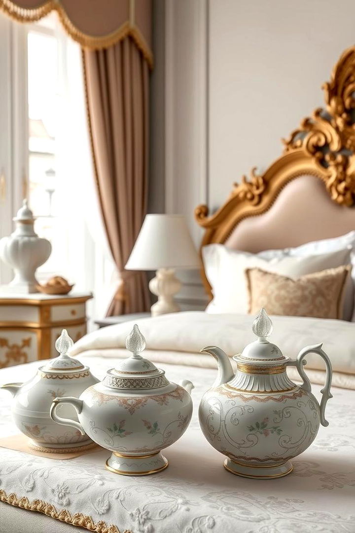 Antique Porcelain Touches - 22 Chinoiserie Bedroom Ideas