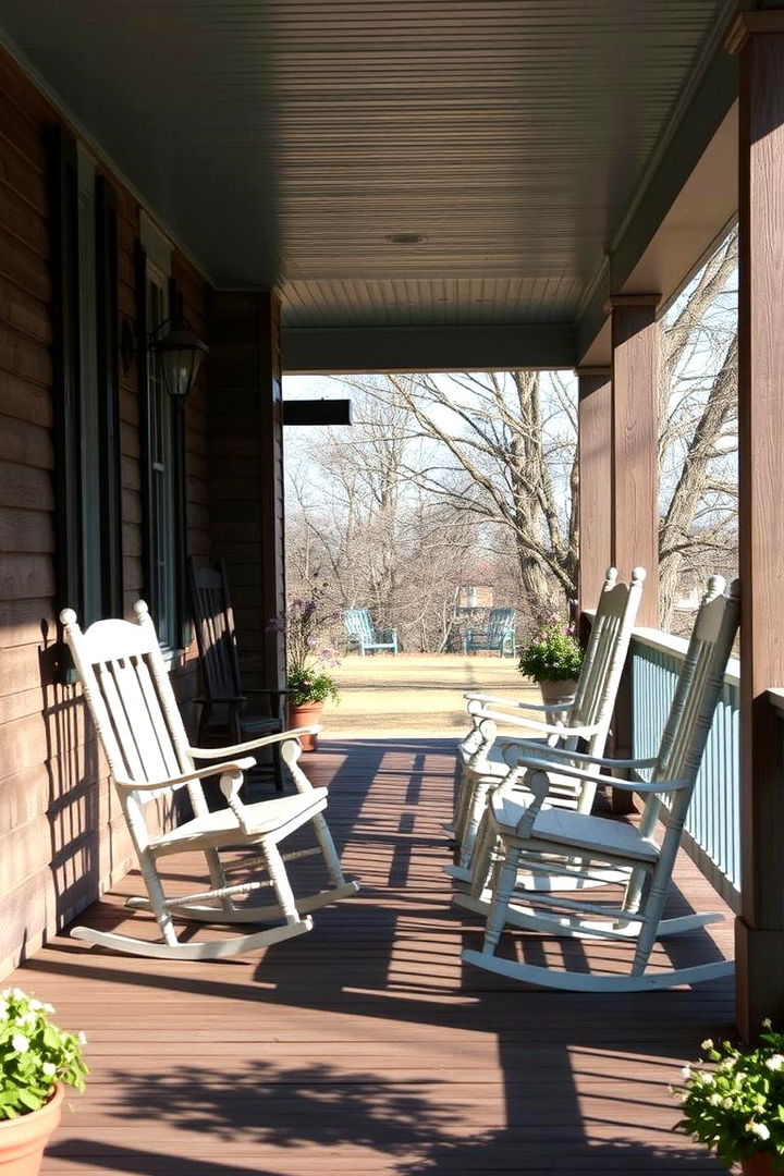 Antique Rocking Chairs - 22 Rustic Porch Ideas