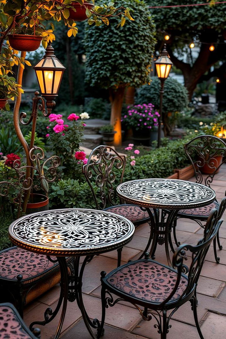 Antique Style Iron Furniture - 22 Garden Furniture Ideas