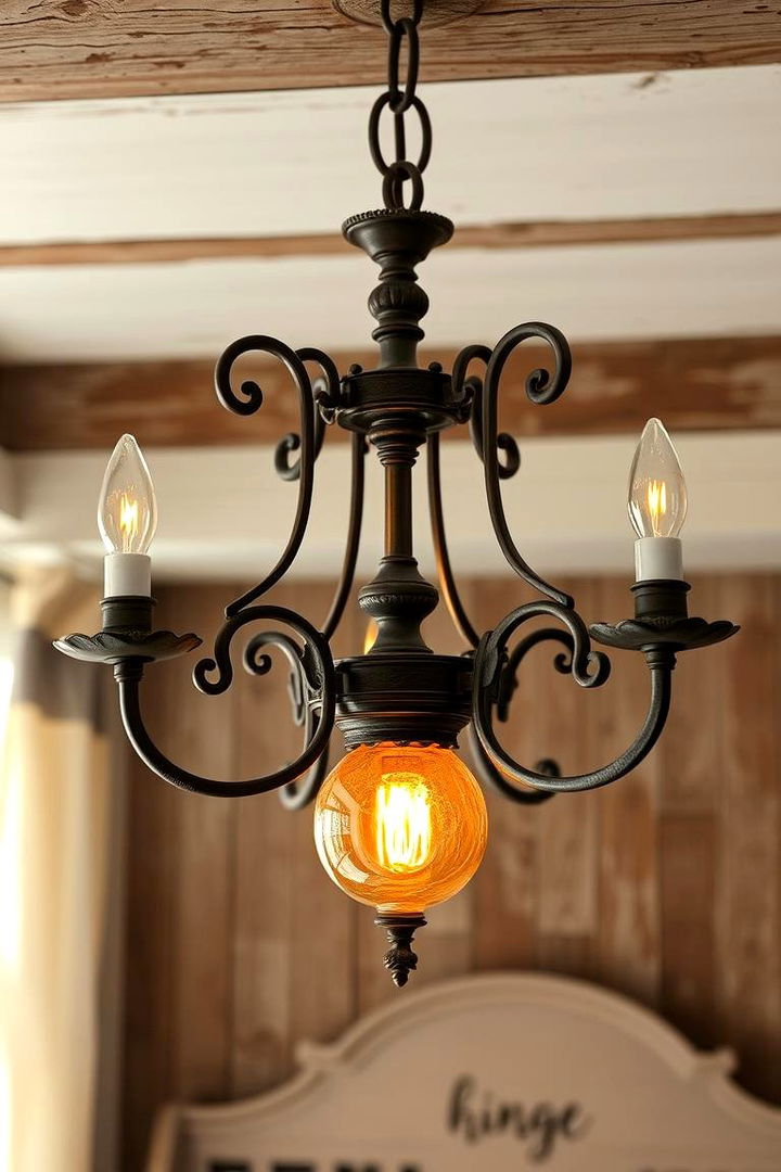 Antique Style Lighting Fixtures - 22 Rustic Nursery Ideas