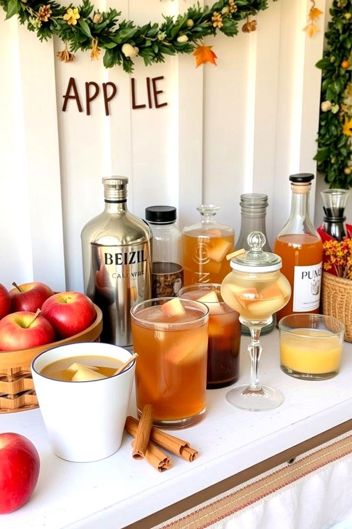 Apple Cider Mixing Party - 22 Fall Birthday Party Ideas
