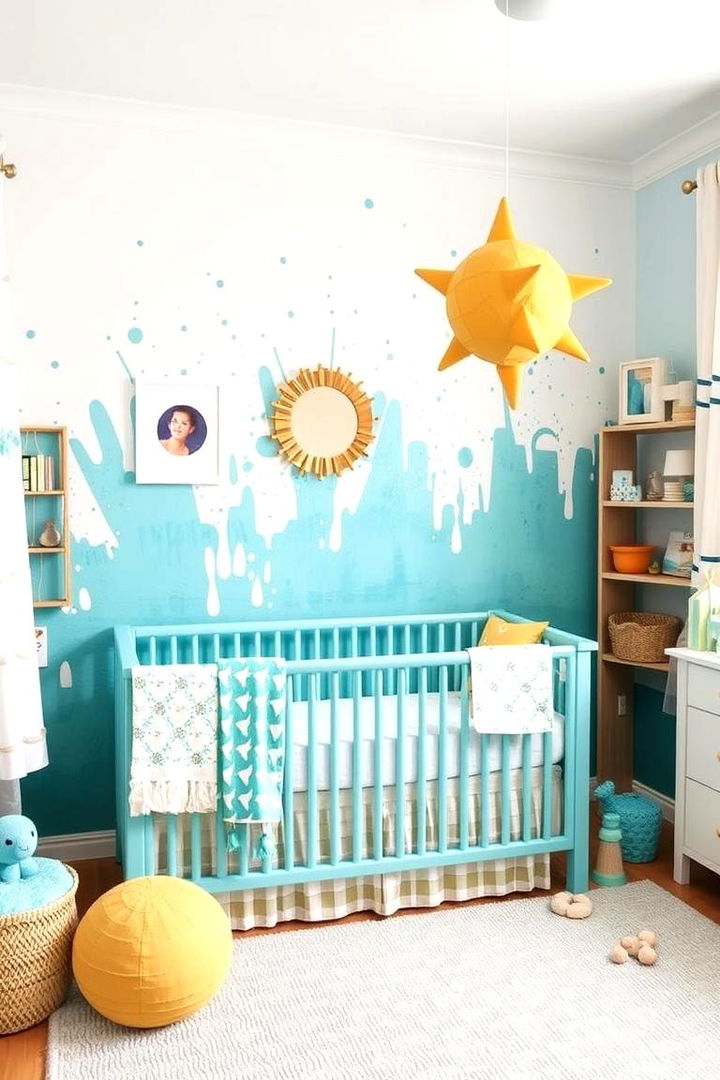 Aqua Splash - 22 Nursery Color Ideas