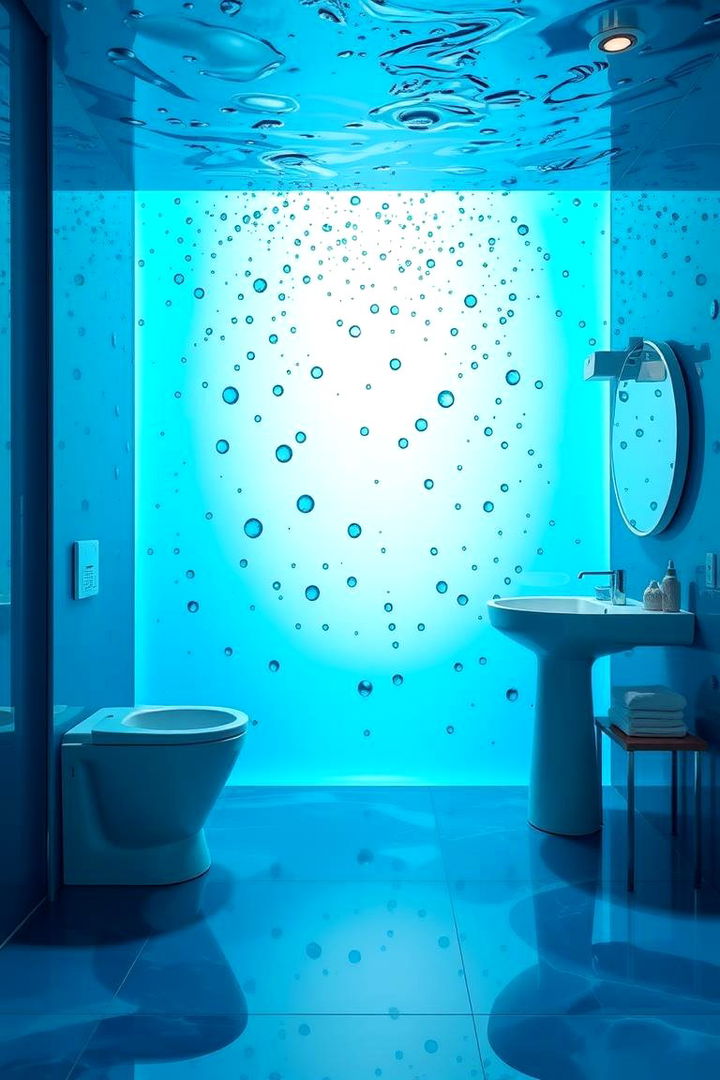 Aquatic Blue Oasis - 22 Boy Bathroom Ideas
