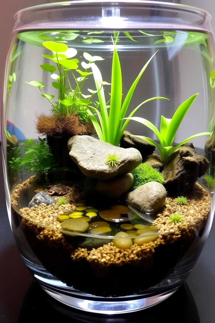 Aquatic Terrarium Setup - 22 Terrarium Ideas