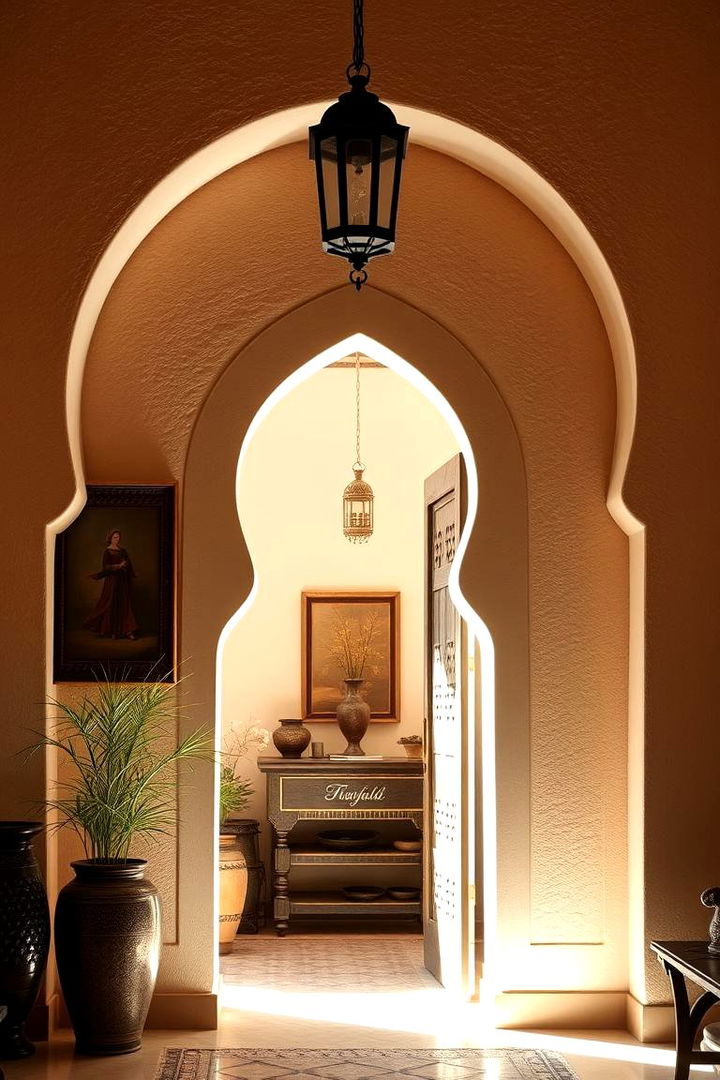 Arched Doorways Elegance - 22 Moroccan Themed Bedroom Ideas