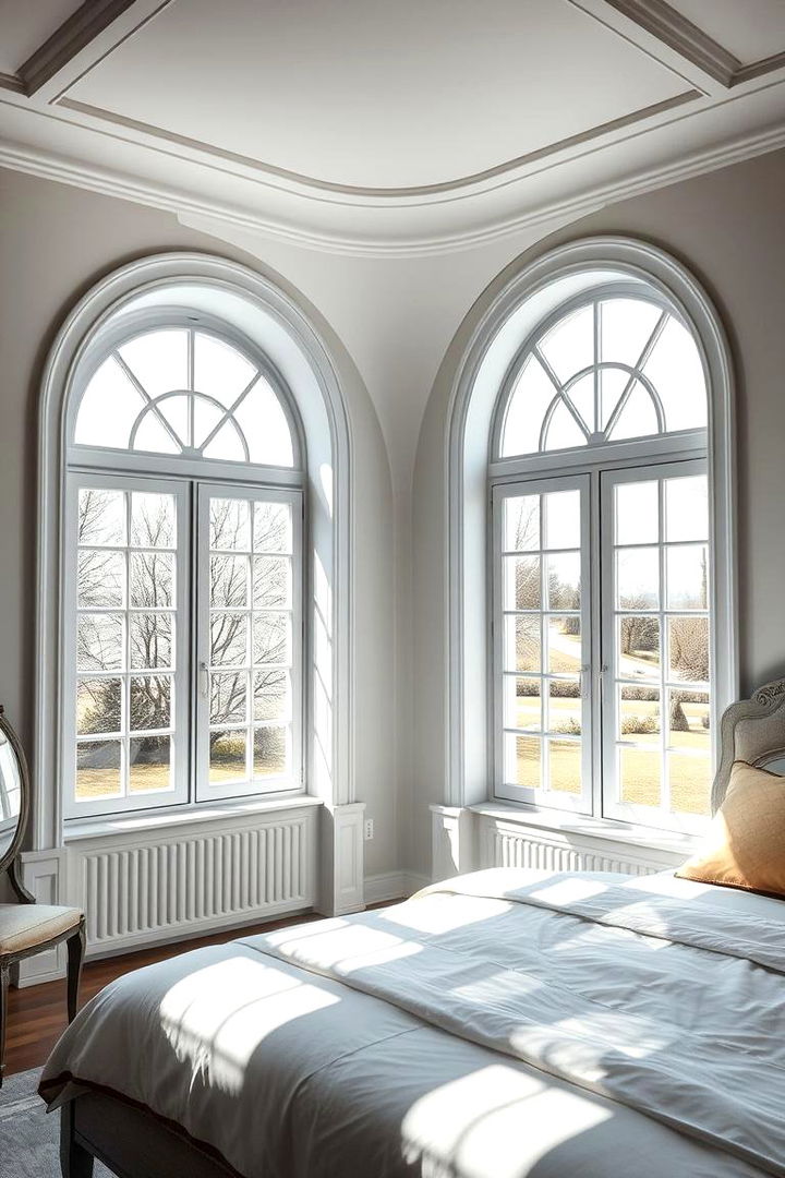 Arched Elegance Windows - 22 Bedroom Window Ideas