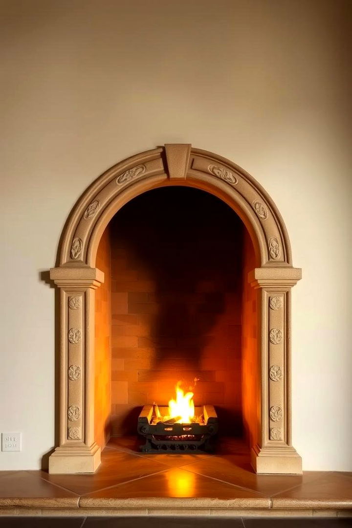 Arched Opening Ambiance - 22 Spanish Style Fireplace Ideas