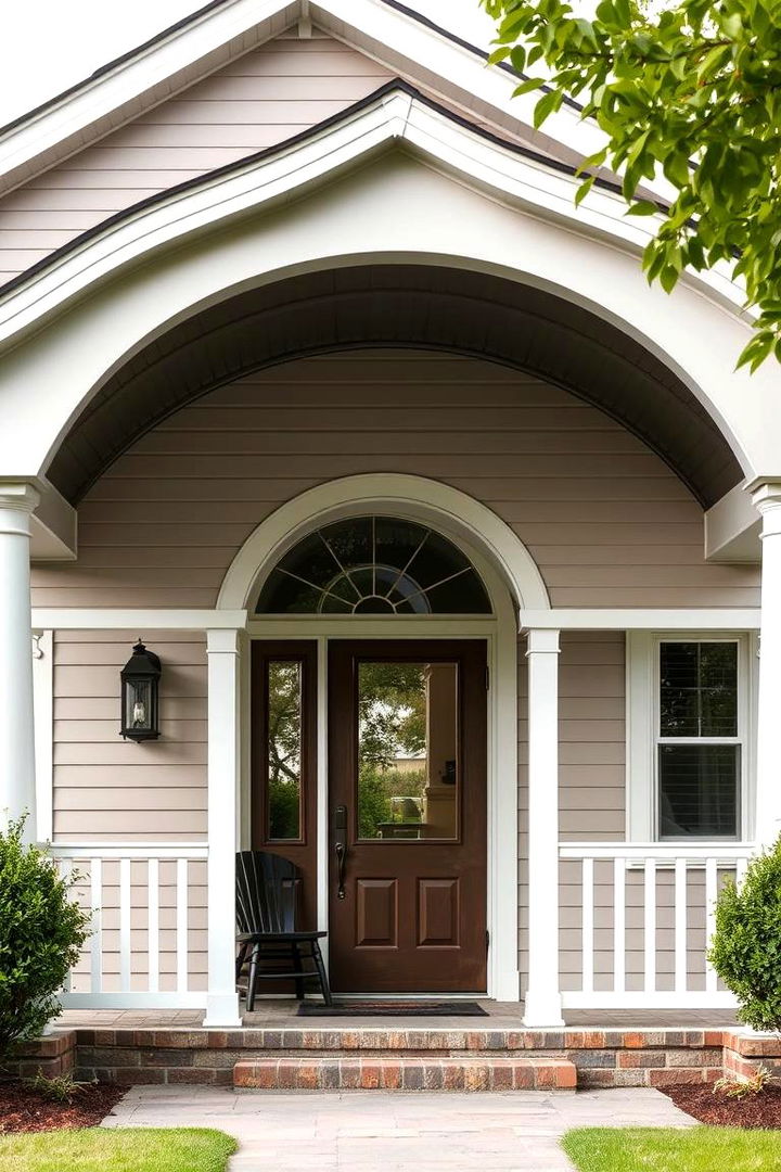 Arched Roofline - 22 Front Porch Roof Ideas