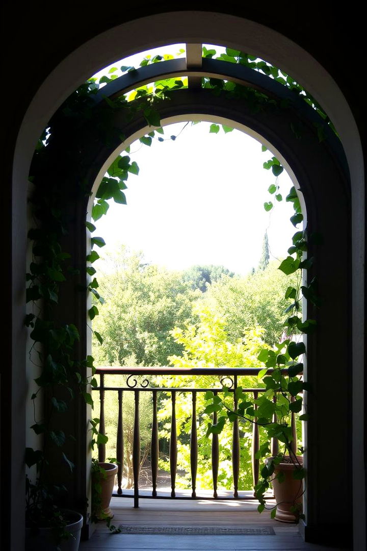 Arched Trellis Design - 22 Balcony Trellis Ideas