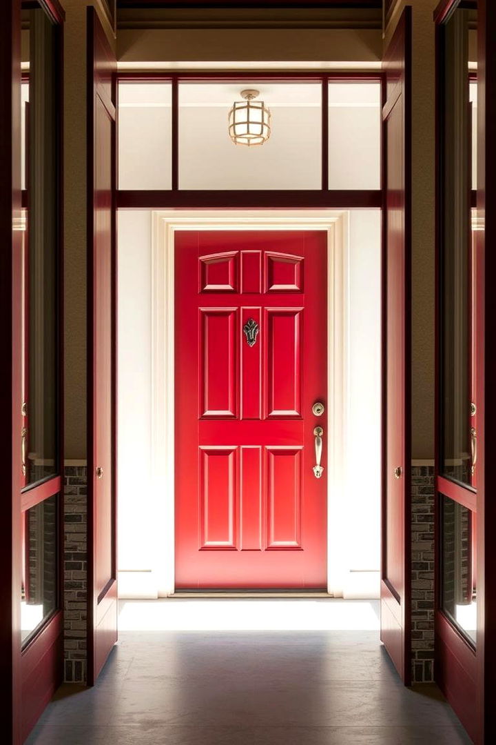Architectural Accent Designs - 22 Dark Red Front Door Ideas