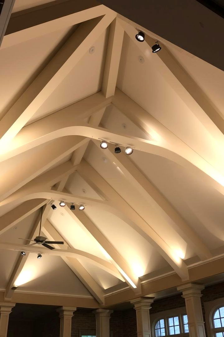 Architectural Accent Lighting to Highlight Design - 22 Vaulted Ceiling Lighting Ideas