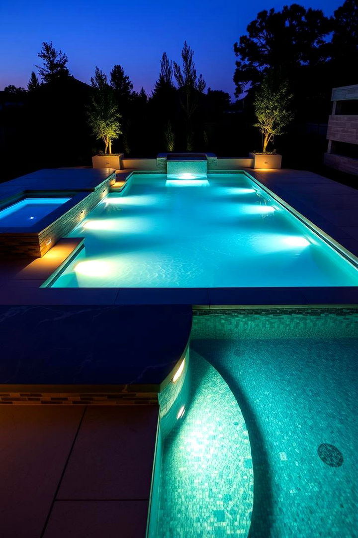 Architectural Accent Lighting - 22 Pool Lighting Ideas