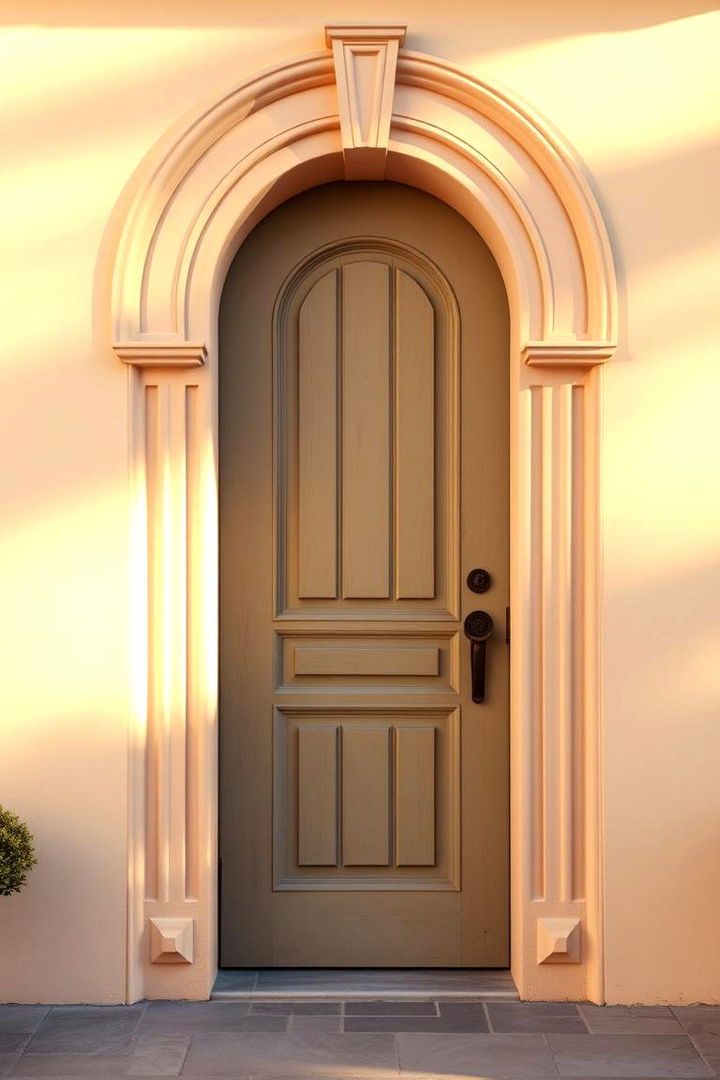Architectural Accents with Curves - 22 Spanish Style Front Door Ideas