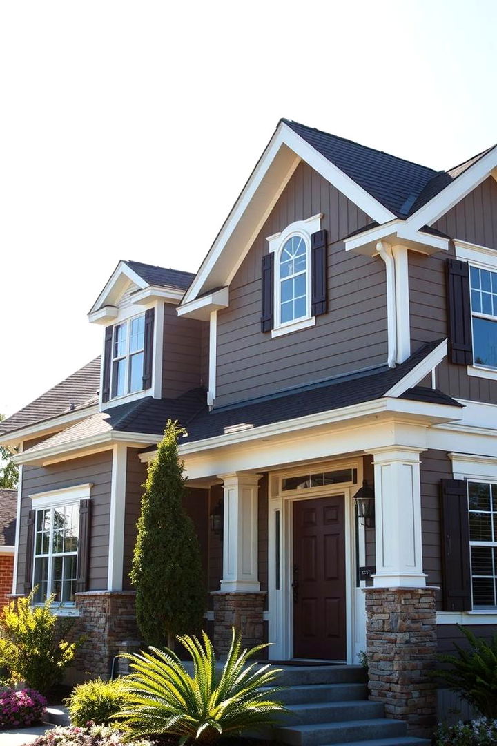 Architectural Contrast Detailing - 22 Two-tone Siding Designs