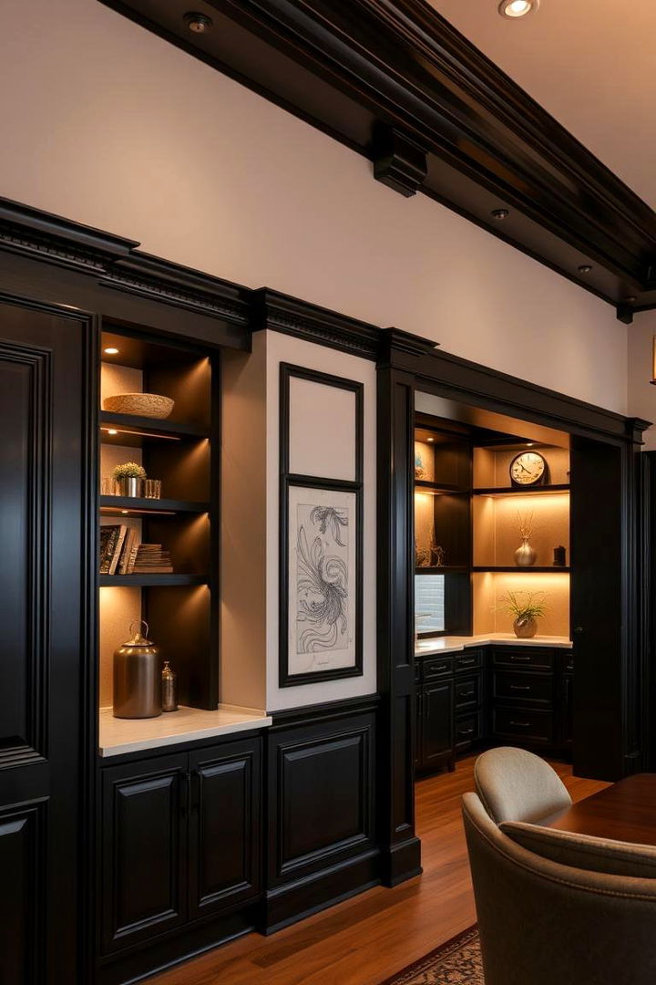 Architectural Enrichment - 22 Black Trim Interiors
