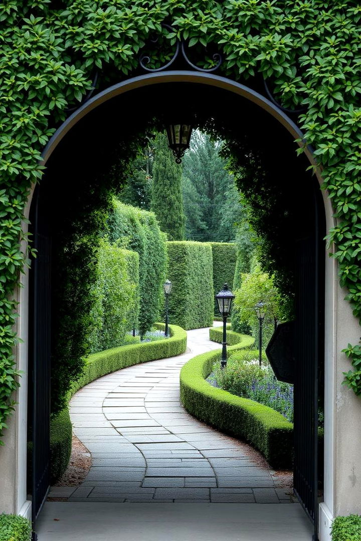 Architectural Garden Arches - 22 Formal Garden Ideas