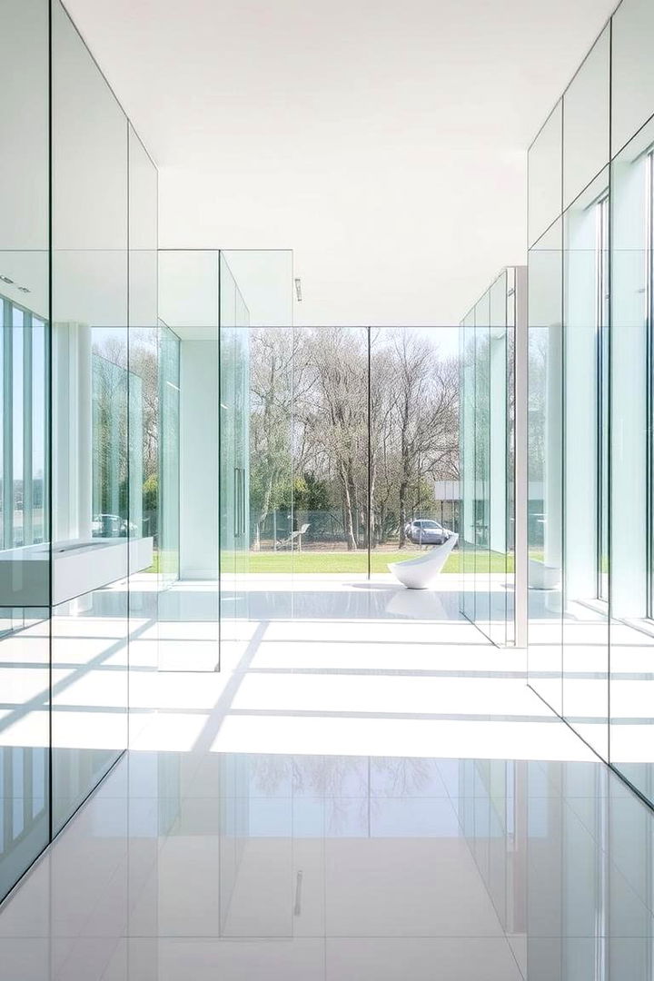 Architectural Glass Features - 22 1990s Interior Design Ideas