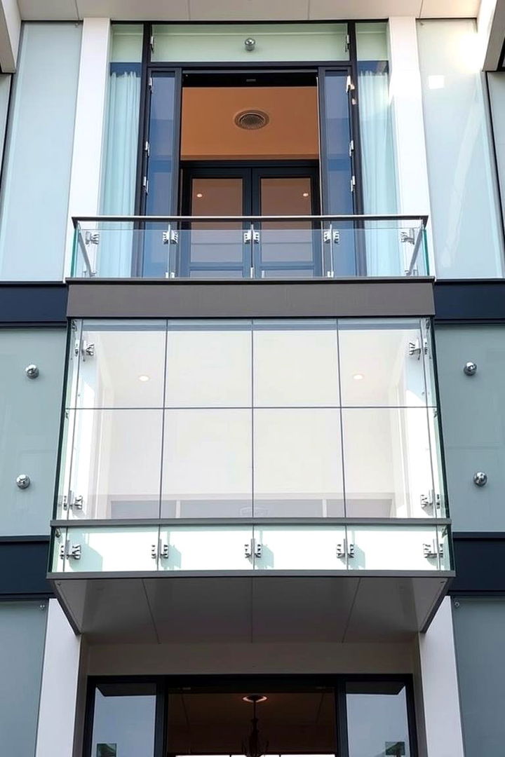 Architectural Glass Masterpiece - 22 Glass Balcony Design Ideas