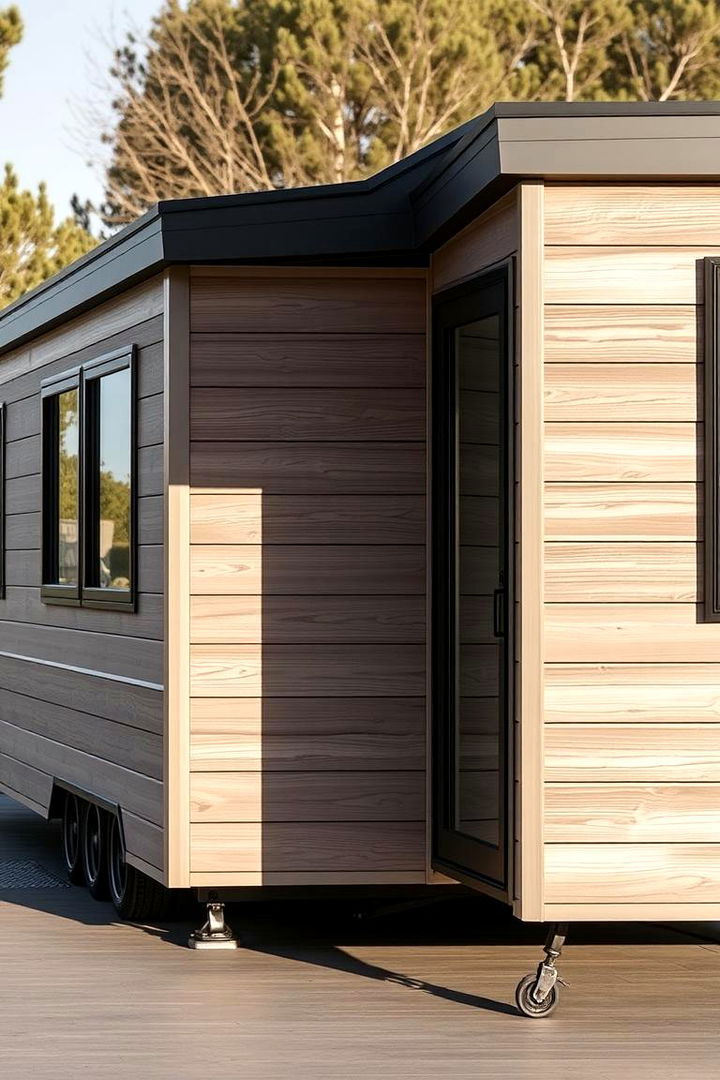 Architectural Panel Detailing - 22 Mobile Home Siding Design Ideas